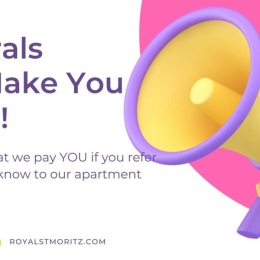 Resident referrals are awesome! Current residents who refer someone that moves in can get cash in their pockets, with no limits! Contact the office for more information, or to ask how the referral process works. Instagram post from @royalstmoritz on July 12, 2024 10:03:07am